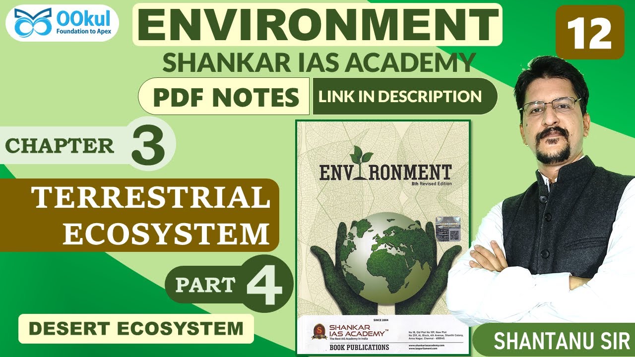 Environment | Shankar IAS | Desert | Terrestrial Ecosystem | Chapter 3(4) | UPSC/PCS/SSC Exams