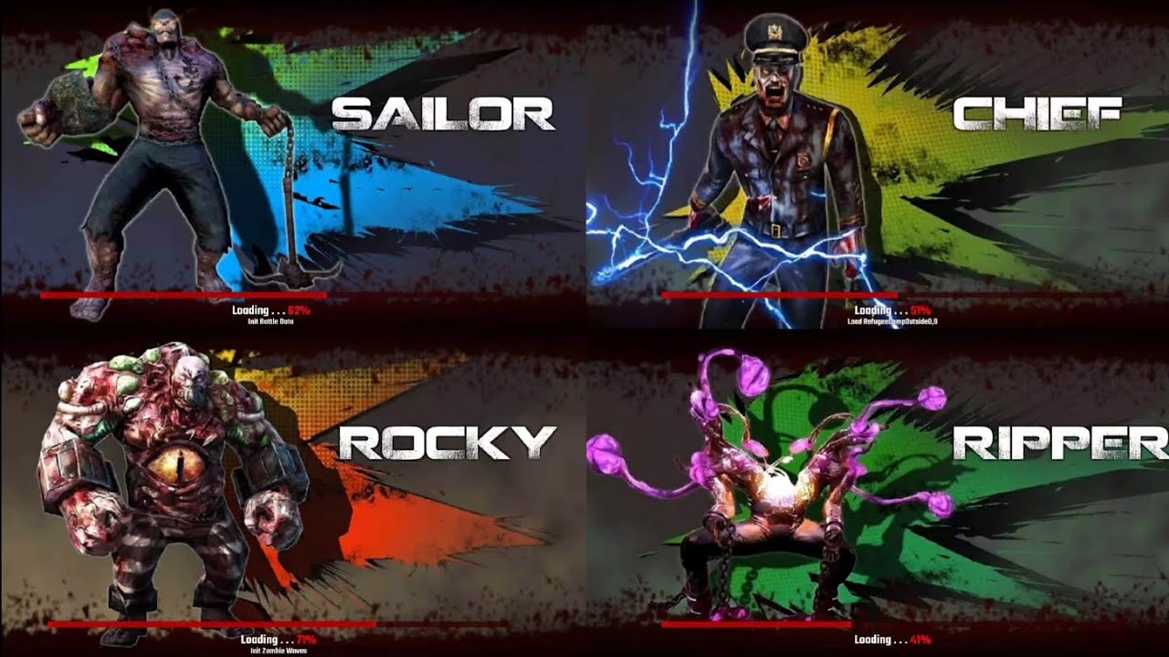 Semua Boss Fight Di Game Zombie Fire 3D
