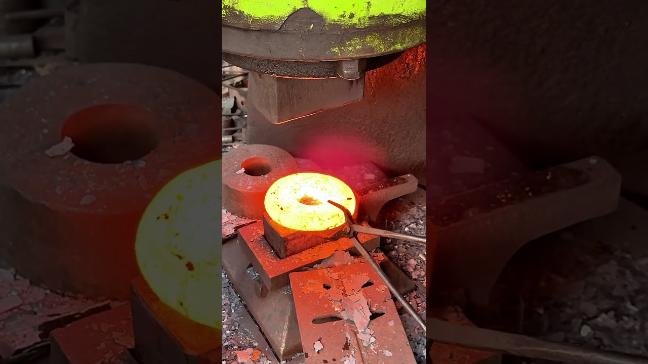 Inside the forging factory Forgers Create Magic From Fire #forging #process #blacksmith #factory