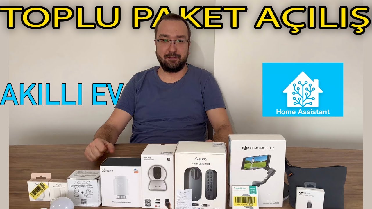 Aqara & Sonoff & DJI Ürünleri Paket Açılışı | Akıllı Ev Ekipmanları + İçerik Üretici Aksesuarları