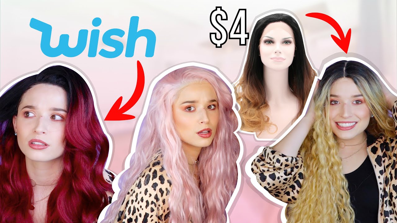 PROBANDO PELUCAS BARATAS DE WISH (LO QUE PEDÍ VS LO QUE RECIBÍ)