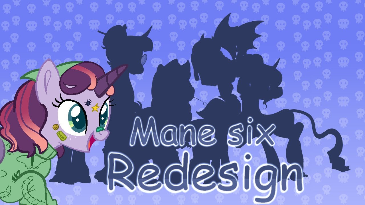 Mane 6 redesigns (MLP Speedpaint)