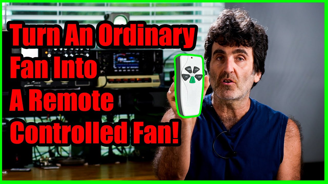 How to Add a Remote Control to An Ordinary Ceiling Fan