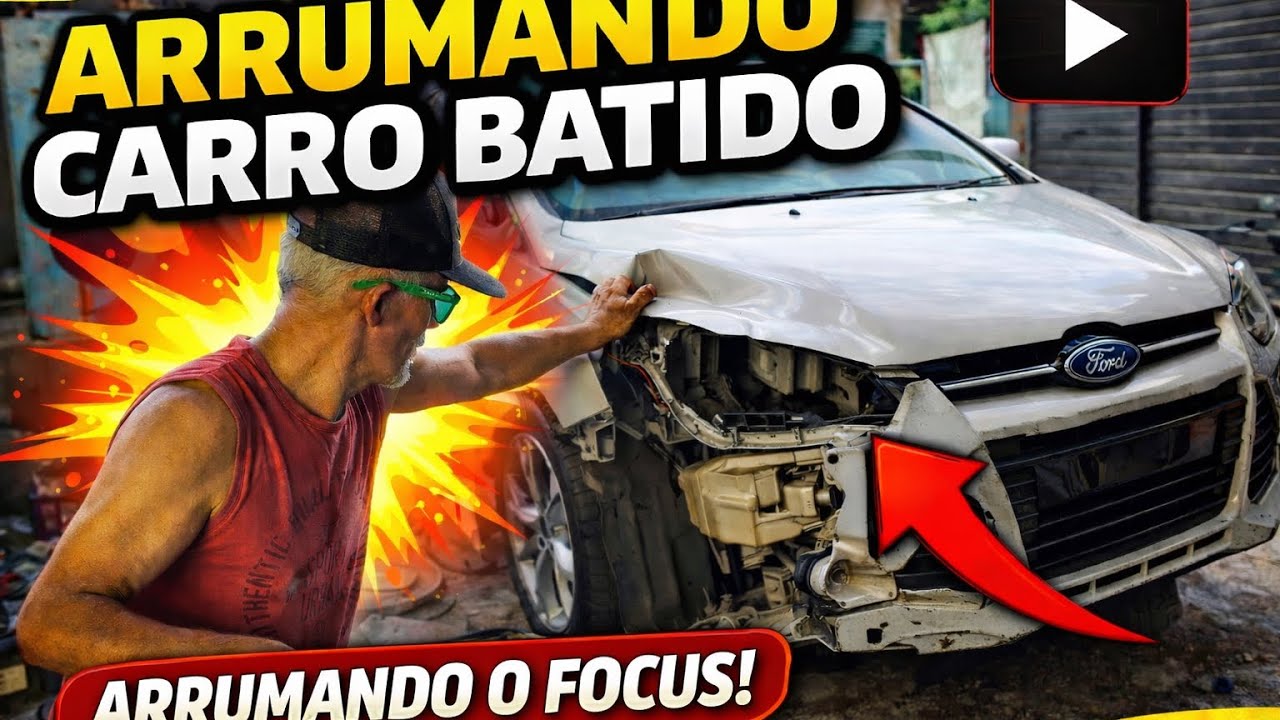  ARRUMANDO CARRO BATIDO NA CHAPEAÇÃO! 🔨