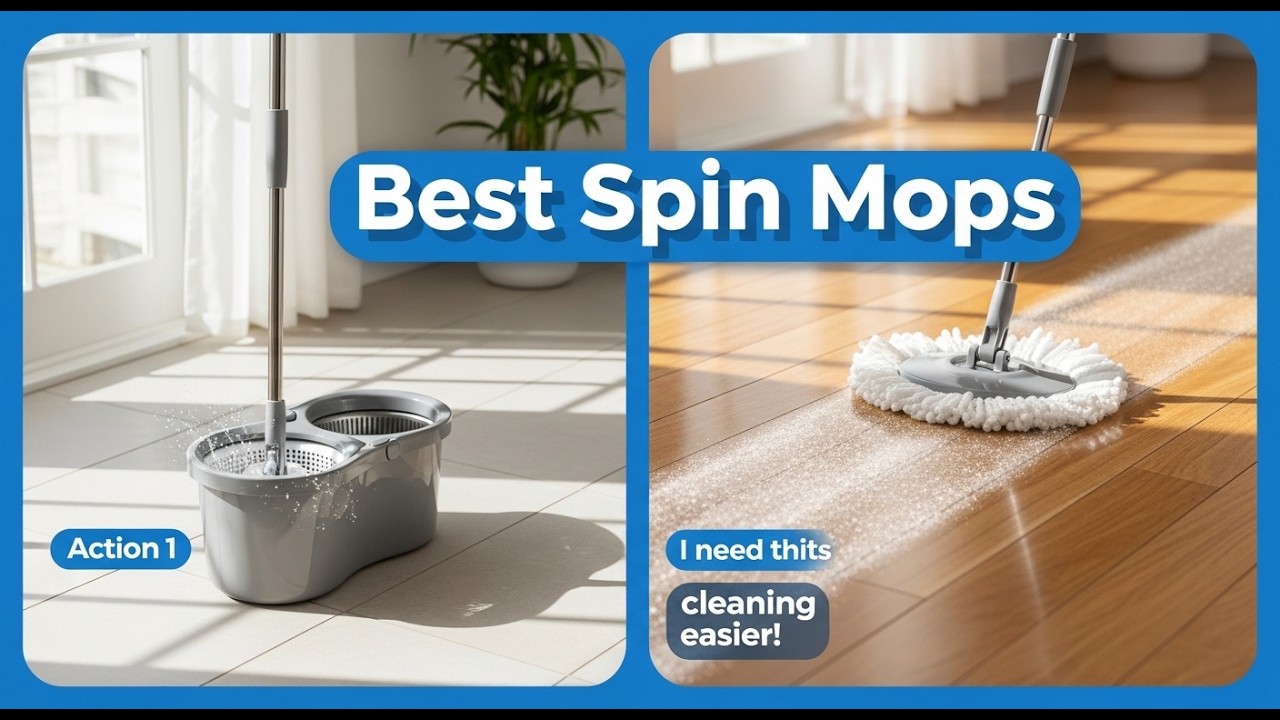 TOP 5 Best Spin Mop 2026 || Stop Mopping Wrong! The Best Spin Mops for Clean Floors ||