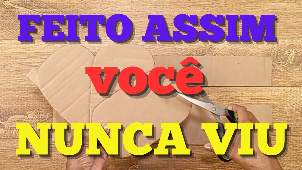Como fazer uma linda FRASQUEIRA de dois lugares usando PAPELÃO TECIDO e COLA QUENTE