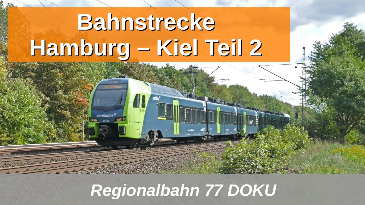 RB77: Die Bahnstrecke Hamburg - Kiel Doku Teil 2 (Mitfahrt Hamburg - Elmshorn)