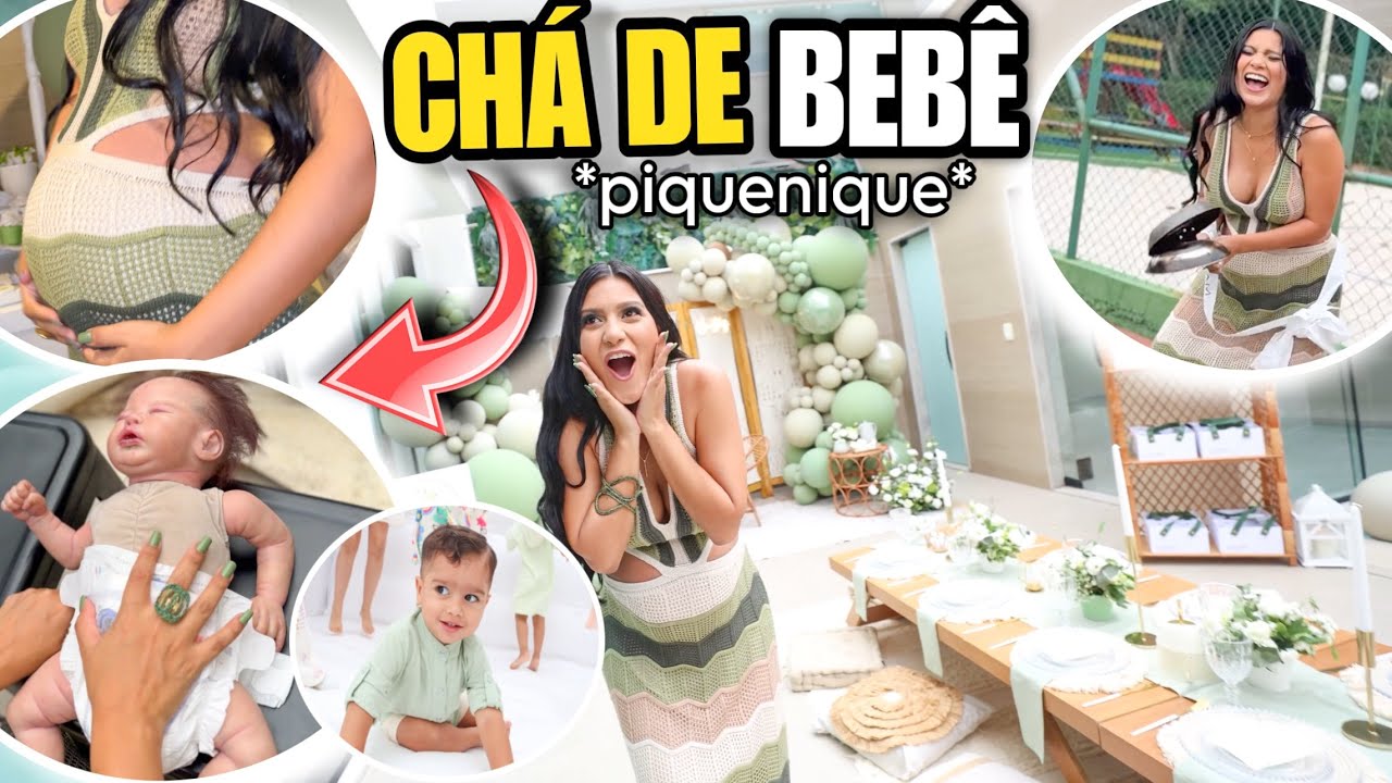 MEU CHÁ DE BEBÊ!! *ME SURPREENDI MUITOO* 👶🏻🍼😱