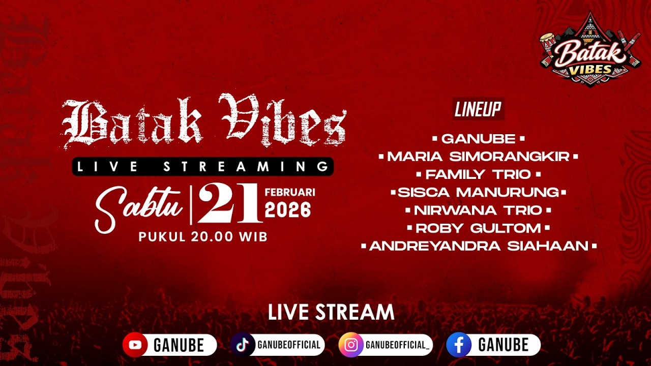 BATAK VIBES LIVE STREAMING | 21 FEBRUARI 2026 MARUDE RUDE MA HITA