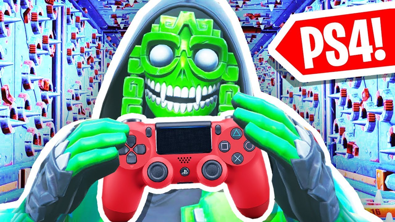 Trying Fortnite DEATH RUN on a CONTROLLER!