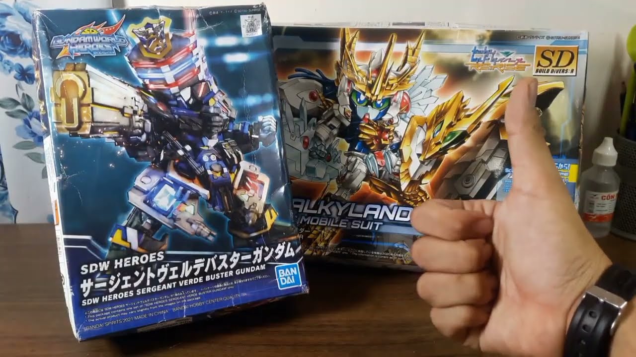 [UNBOXING] SDWH SERGANT VERDE BUSTER GUNDAM & SDBD:R EX- VALKYLANDER #nhobby #sdwheroes #gundambuild