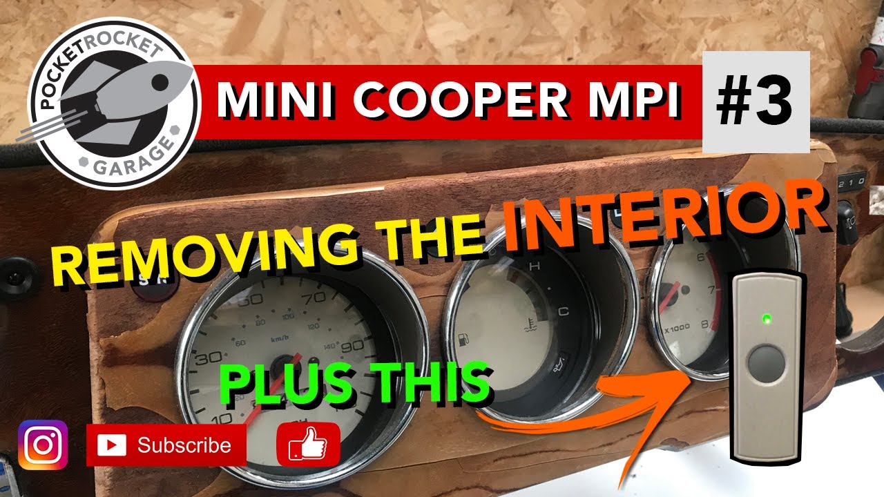 Классический Mini Cooper Sportspack | Снятие салона и отопителя I Новая функция гаража