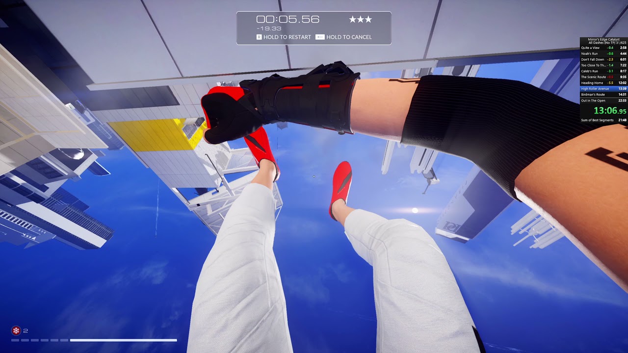 All Dashes Speedrun in 22:21 - Mirror's Edge Catalyst