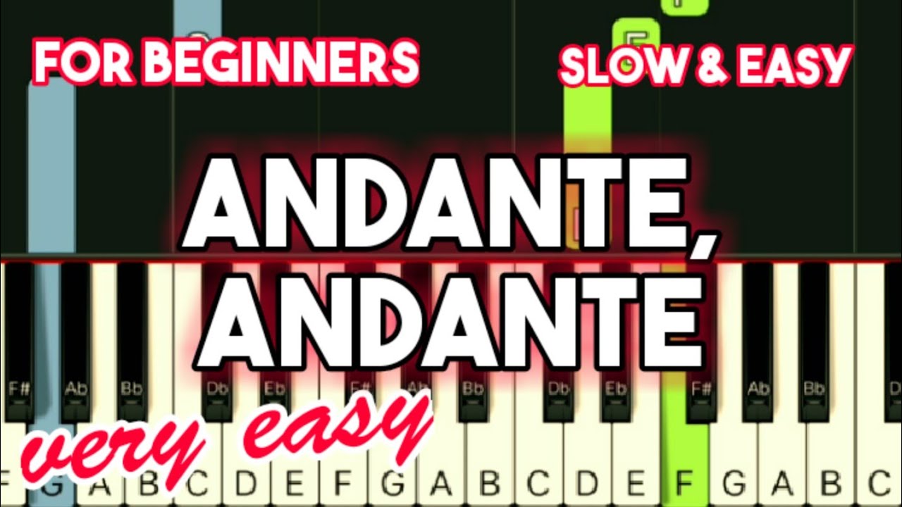 ABBA - ANDANTE, ANDANTE | SLOW & EASY PIANO TUTORIAL
