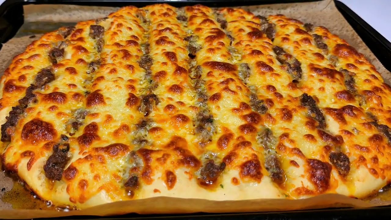 Bu Pideyi Bir Kez Yapan Hep Böyle Yapıyor!  Kıymalı Pide
