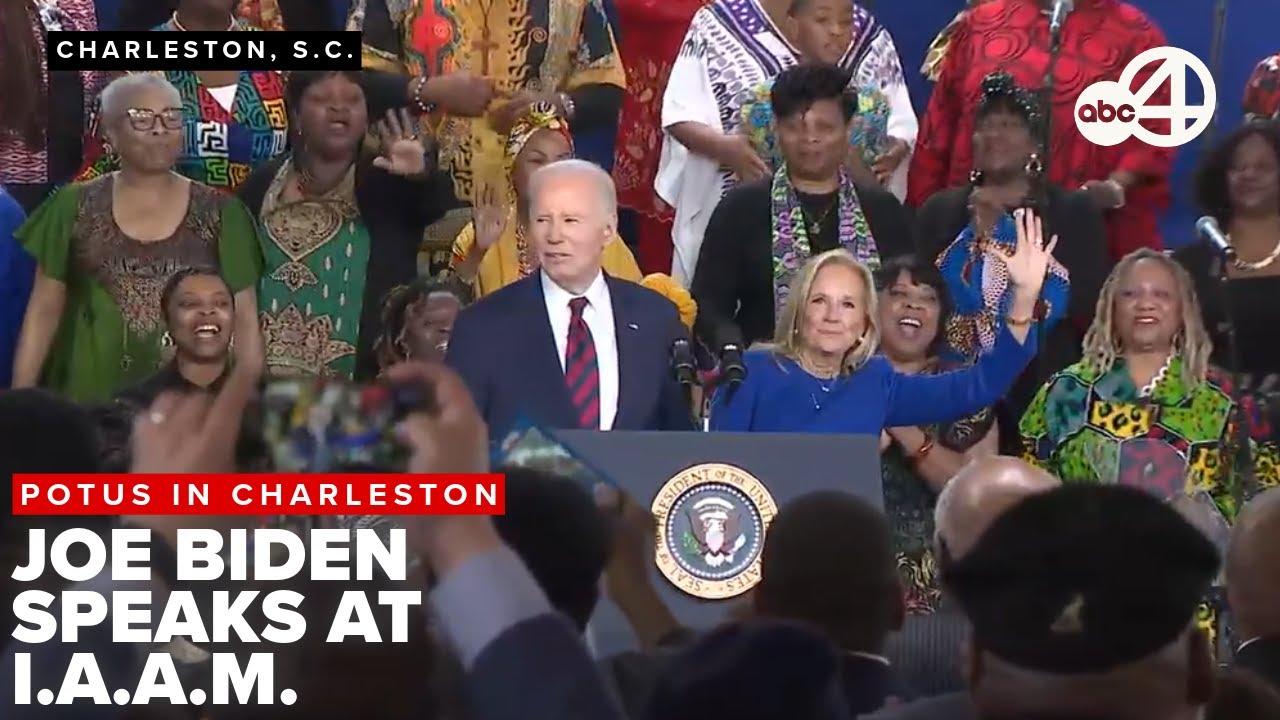 FULL SPEECH: President Biden speaks outside the International African American Museum in Charleston