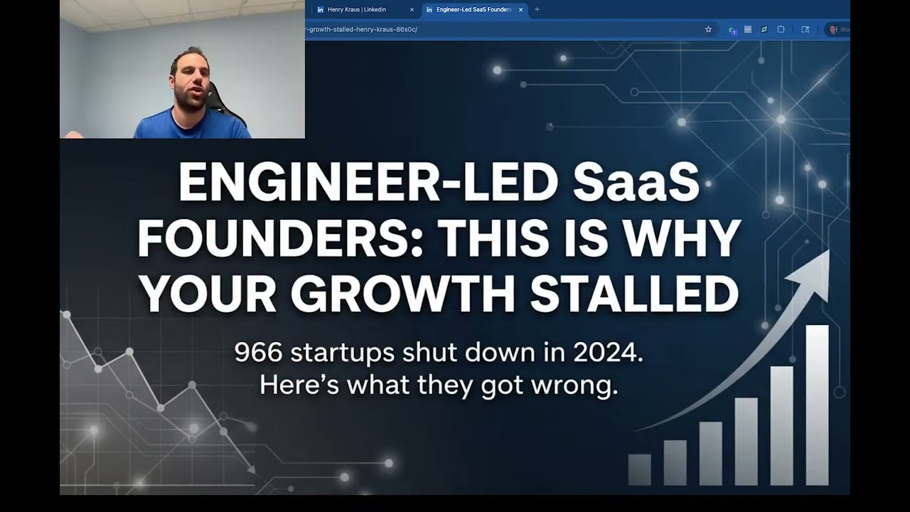 Engineer Led SaaS Founders This Is Why Your Growth Stalled