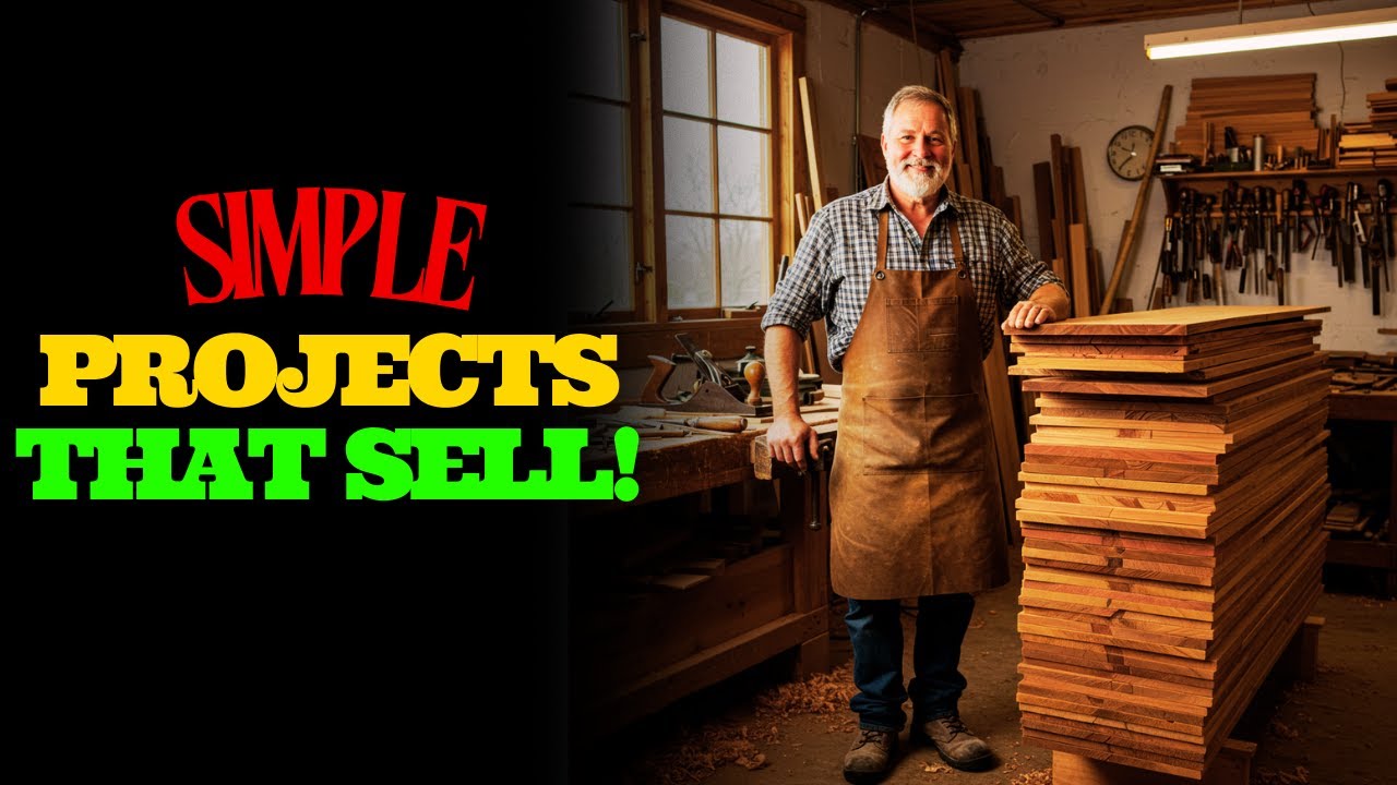 💰 Passive Income with Woodworking Best Projects That Sell Online 🪵✨