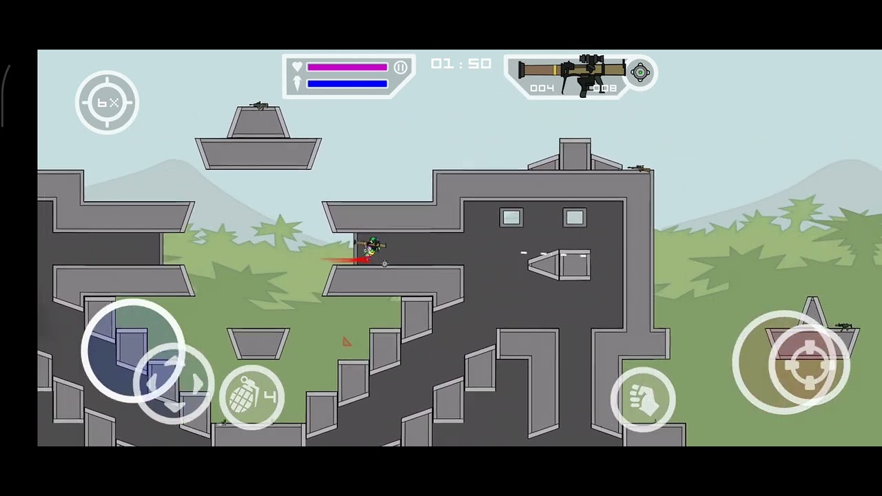 CROSSFIRE (MINI MILITIA 2) SOLO VS SOLO PLAY