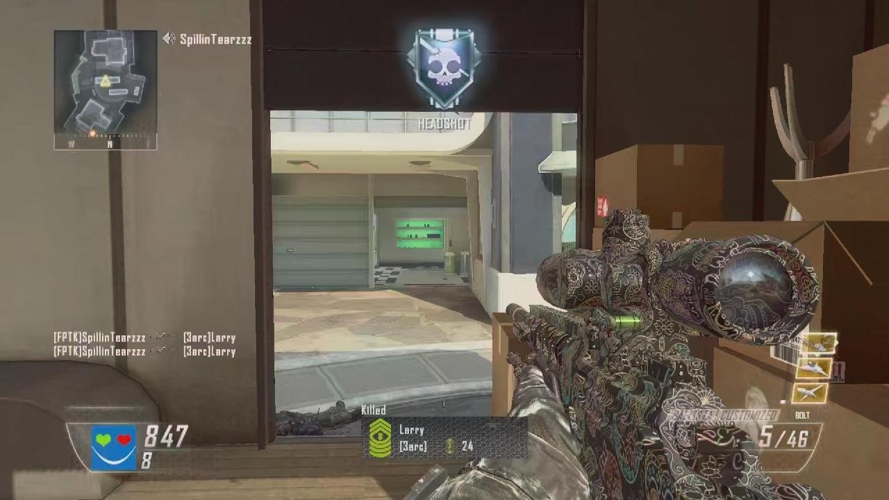 Still got it!!! Bo2 Spawn Trap(1V1???)