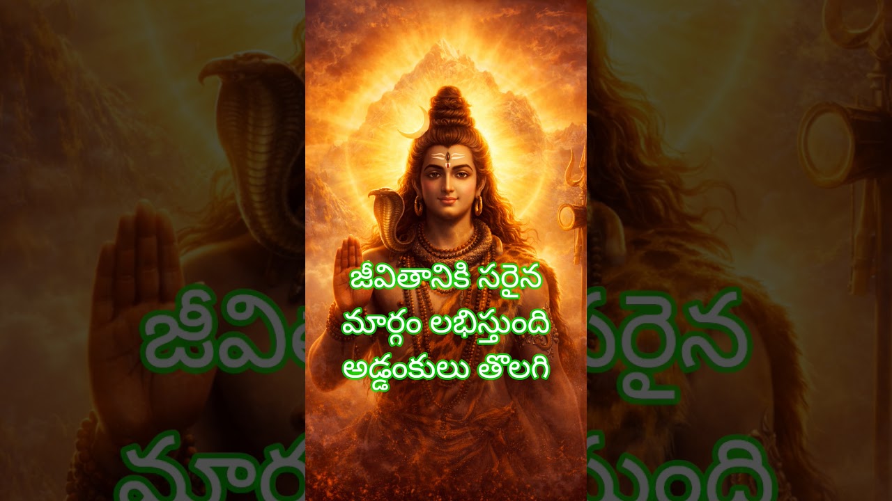 శివుడు చూపించే సరైన మార్గం 🙏