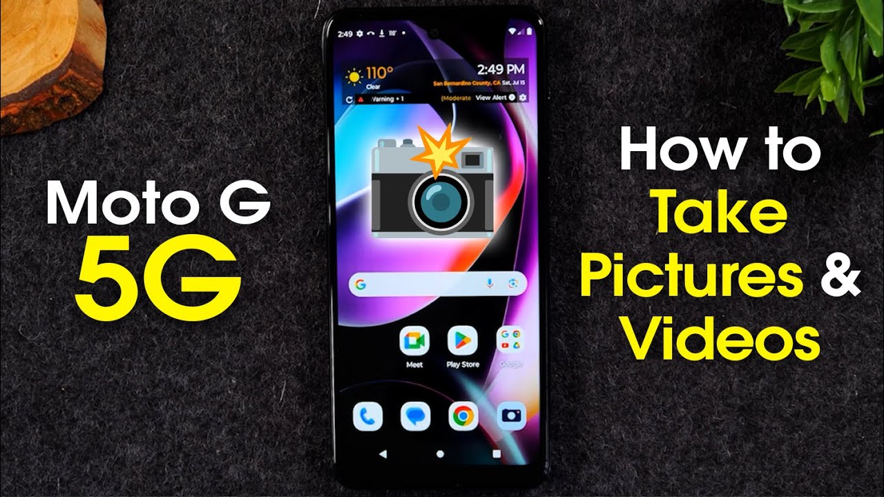 Moto G 5G How to Use the Camera