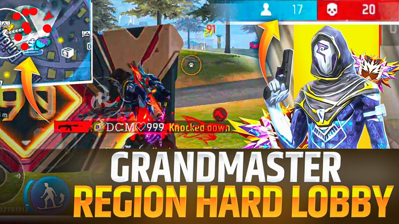 Grandmaster Region Hard Lobby 😱 | Squad Rank Pushing 