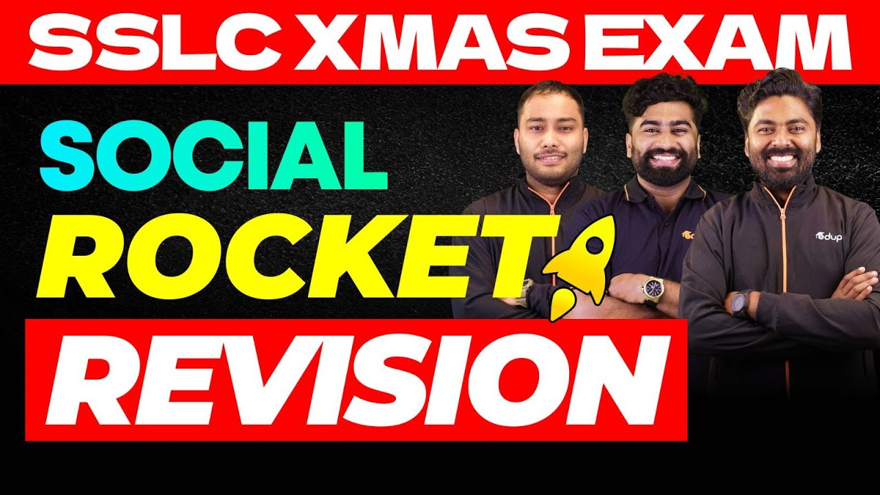SSLC Social Science | Morning Rocket Revision