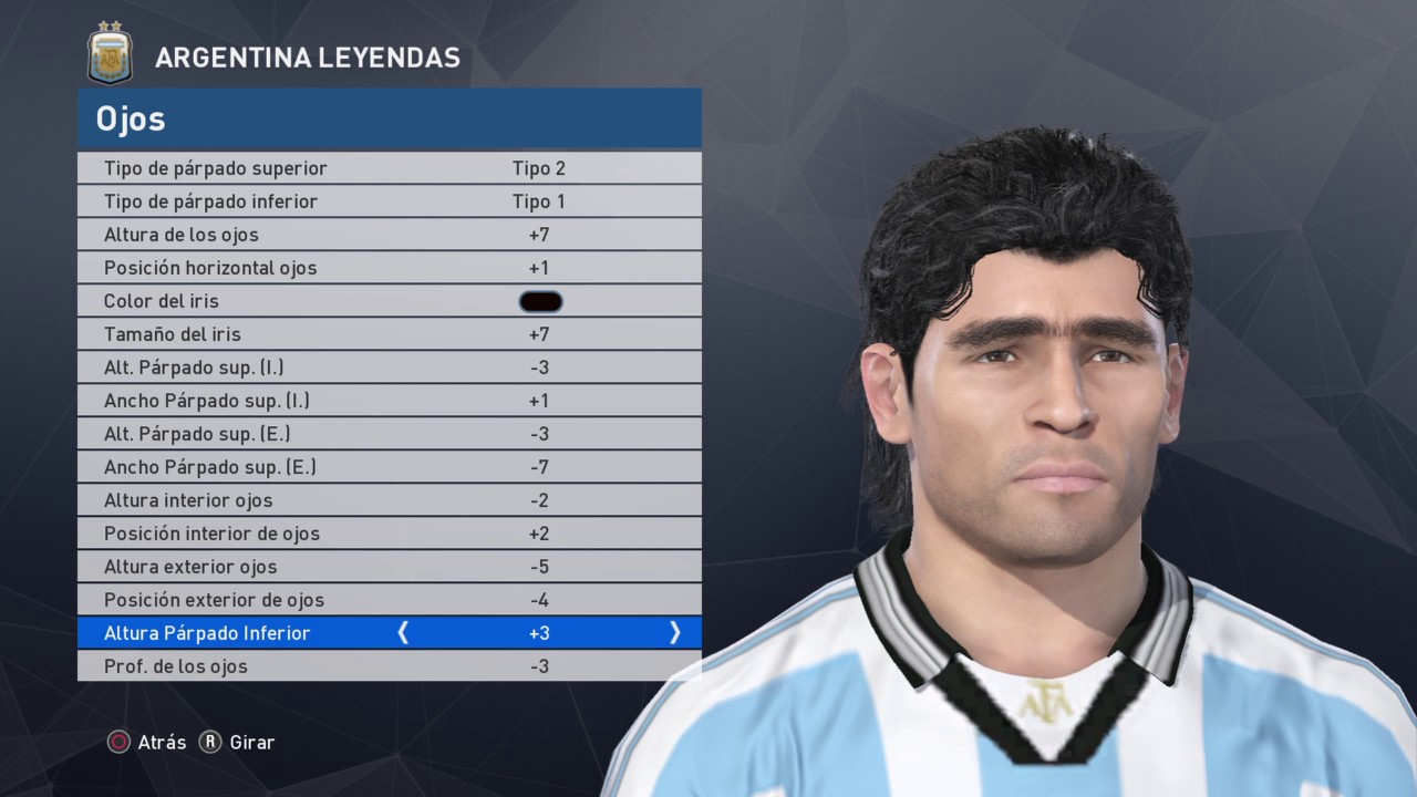 MARADONA FACE PES 2017