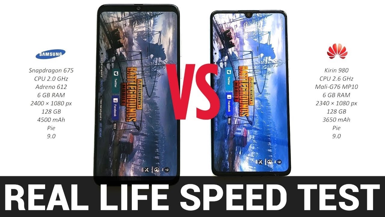 Samsung Galaxy A70 vs Huawei P30 - Real Life Speed Test! [Big Difference?]