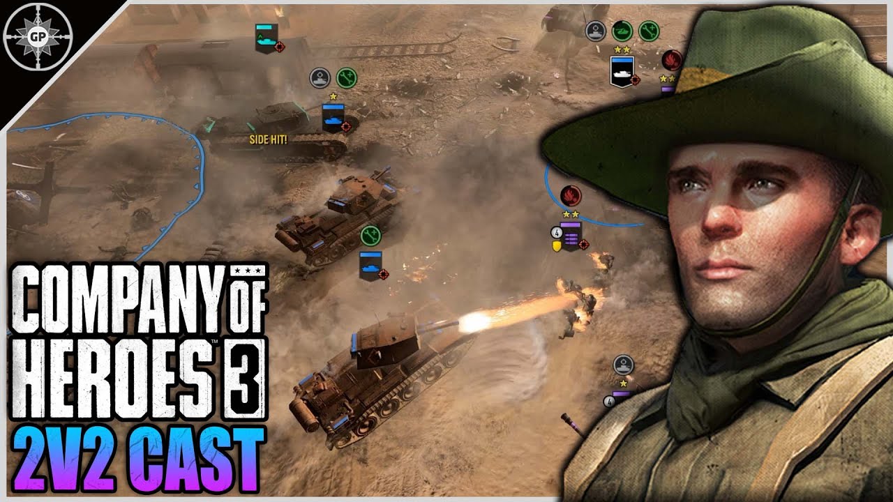 Crusaders Overwhelm the Panzers! | CoH3 Cast 2.0 #53