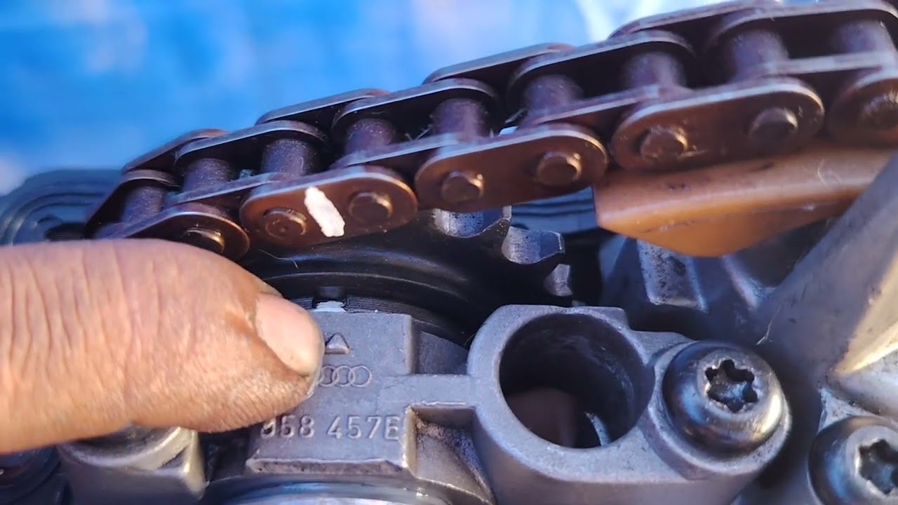 Sincronizacion de vw 1.8T cadena y arboles