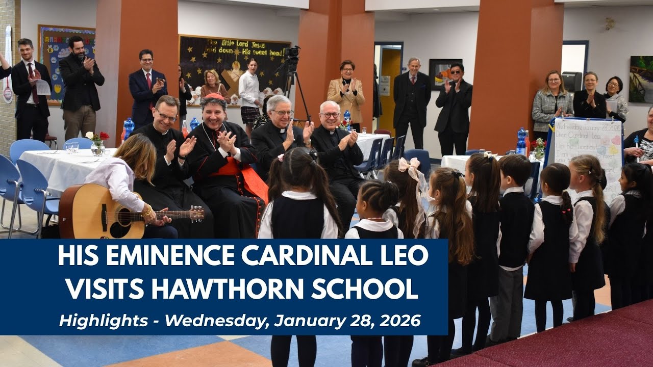 His Eminence Cardinal Leo visits Hawthorn School - Highlights