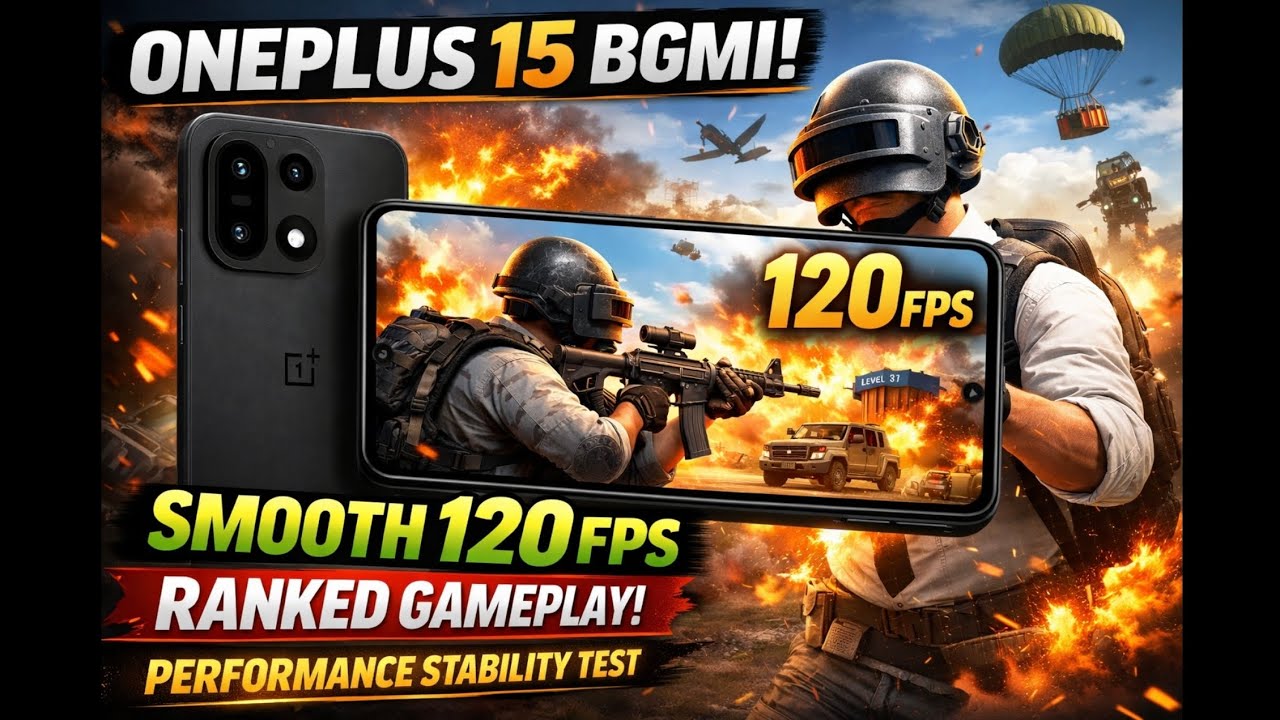OnePlus 15 BGMI | Smooth 120 FPS Ranked Gameplay (Performance Stability Test)