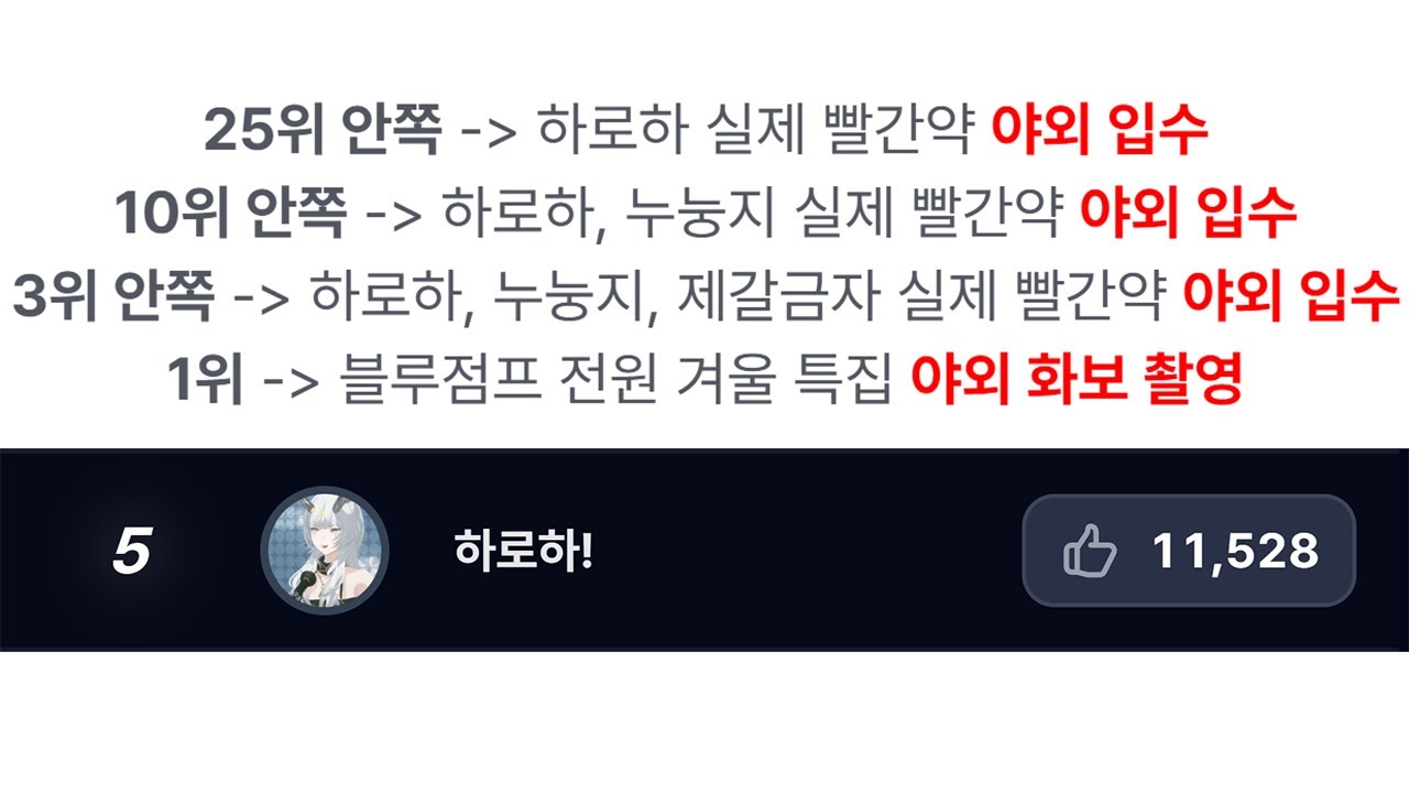 여러분들의 도움이 절실합니다