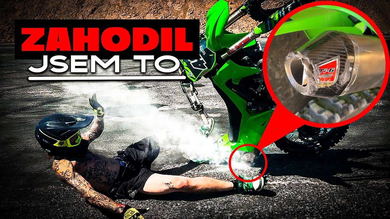 UČÍM SE PO ZADNÍM NA KX 450/ CRASH🥵