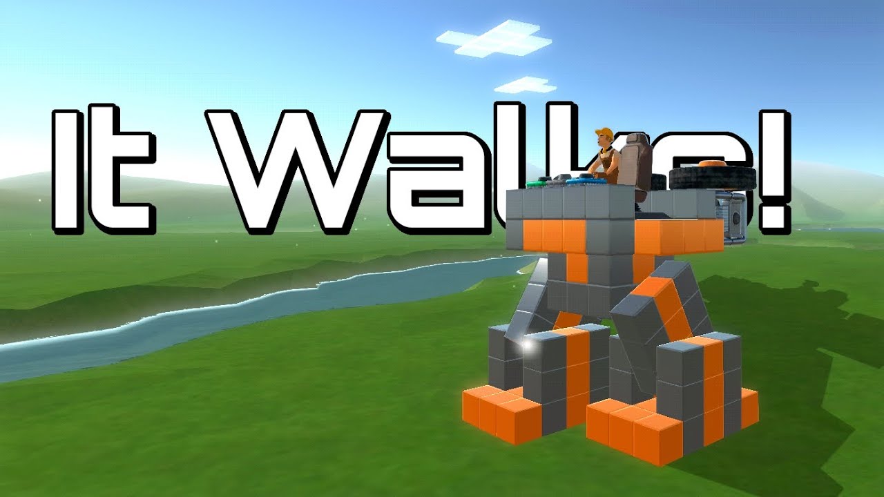 I made a Working Bipedal Walker! | Evertech sandbox tutorial