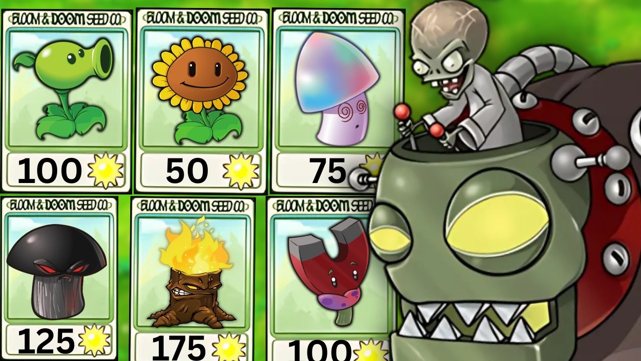 PVZ Fusion Zomboss Battle But I CHOOSE My Plants!