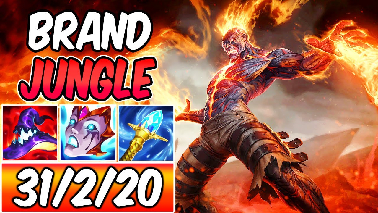 HOW TO PLAY BRAND JUNGLE & CARRY - CLEAR DIAMOND GUIDE  (31 KILLS, ~1000 AP) - League of Legends