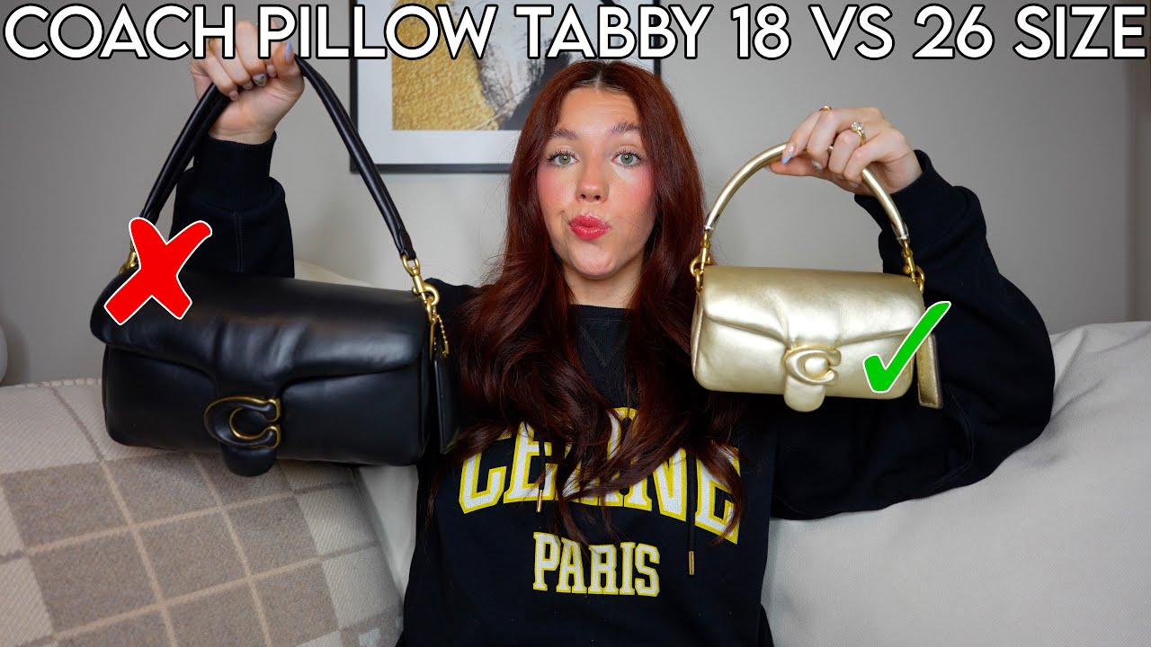 COACH PILLOW TABBY 26 VS 18! | Kenzie Scarlett