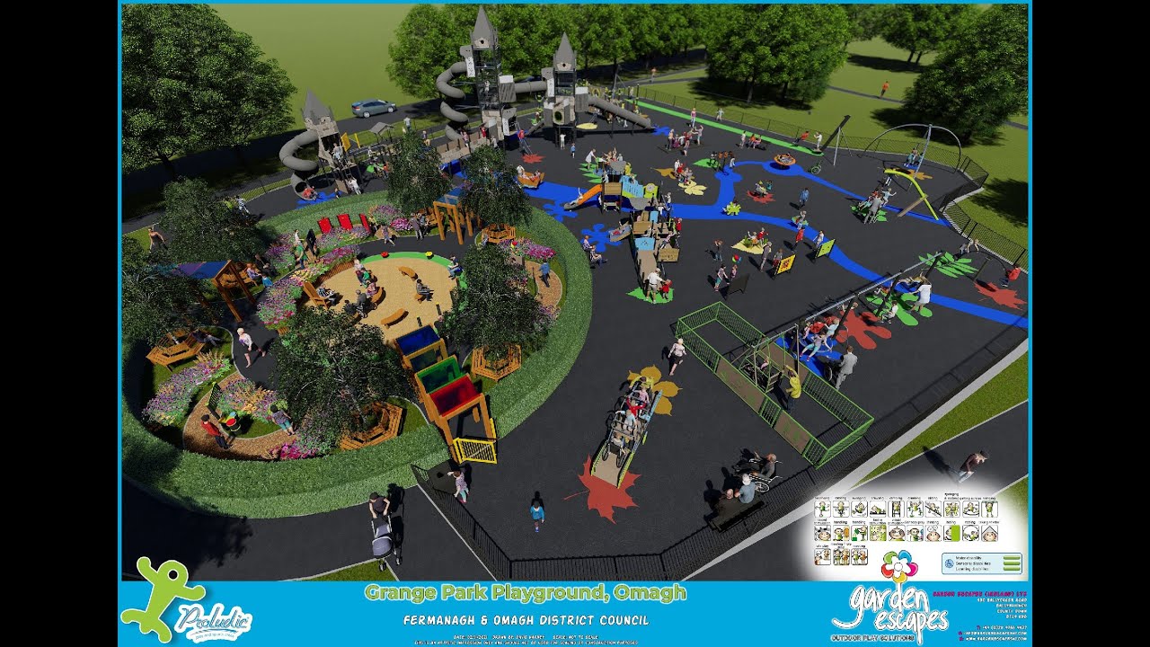 Grange Park, Omagh Play Park Walkthrough