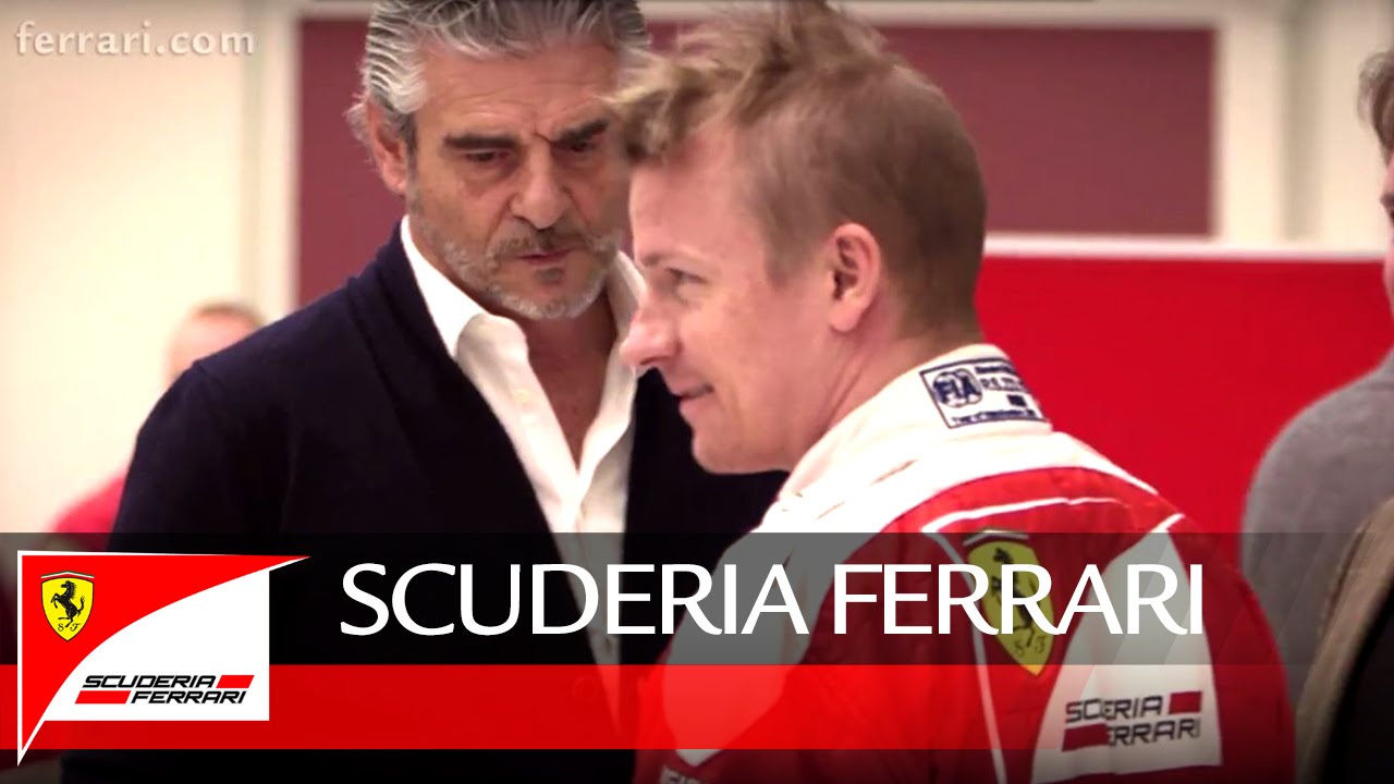 Kimi&rsquo;s seat fitting - Scuderia Ferrari 2016