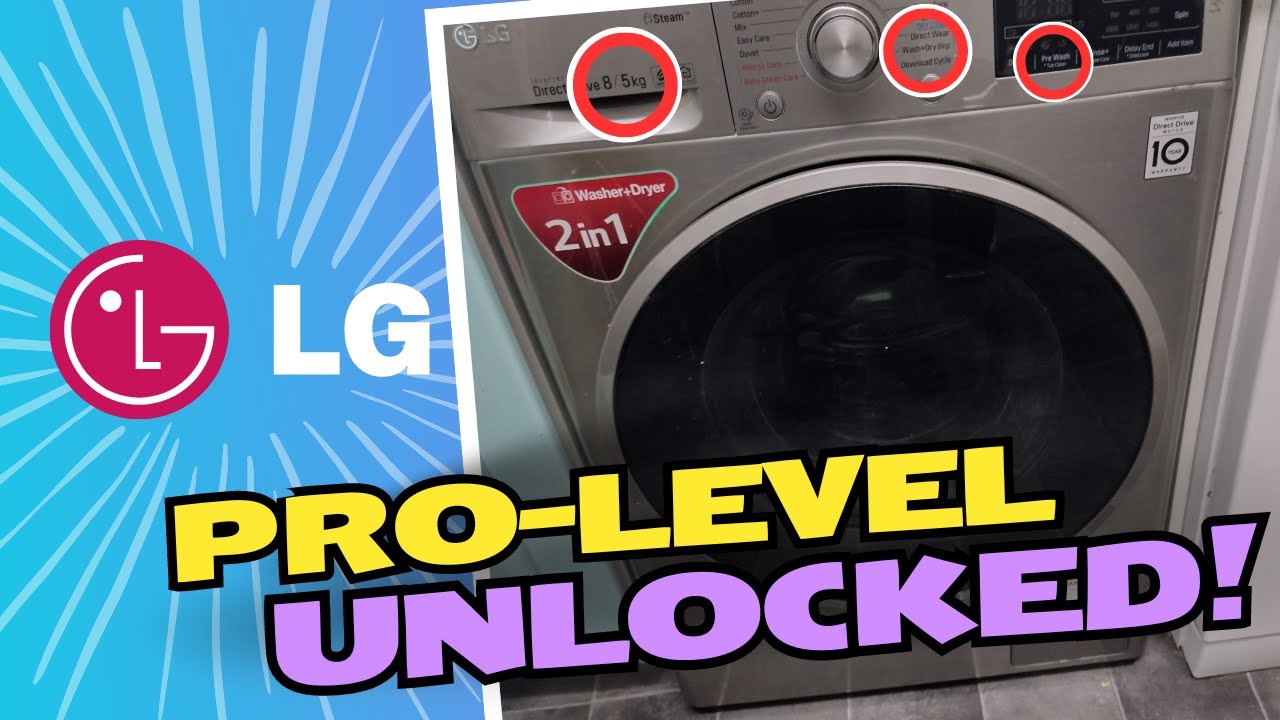 LG Washer Dryer Combo - How to Use MEGA Guide!