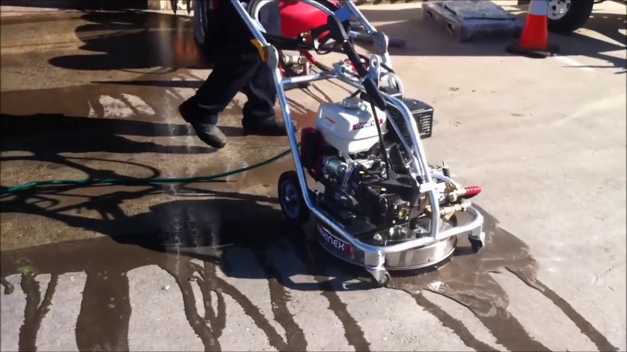 Concrete Surface Cleaning - Makinex DPW 4000