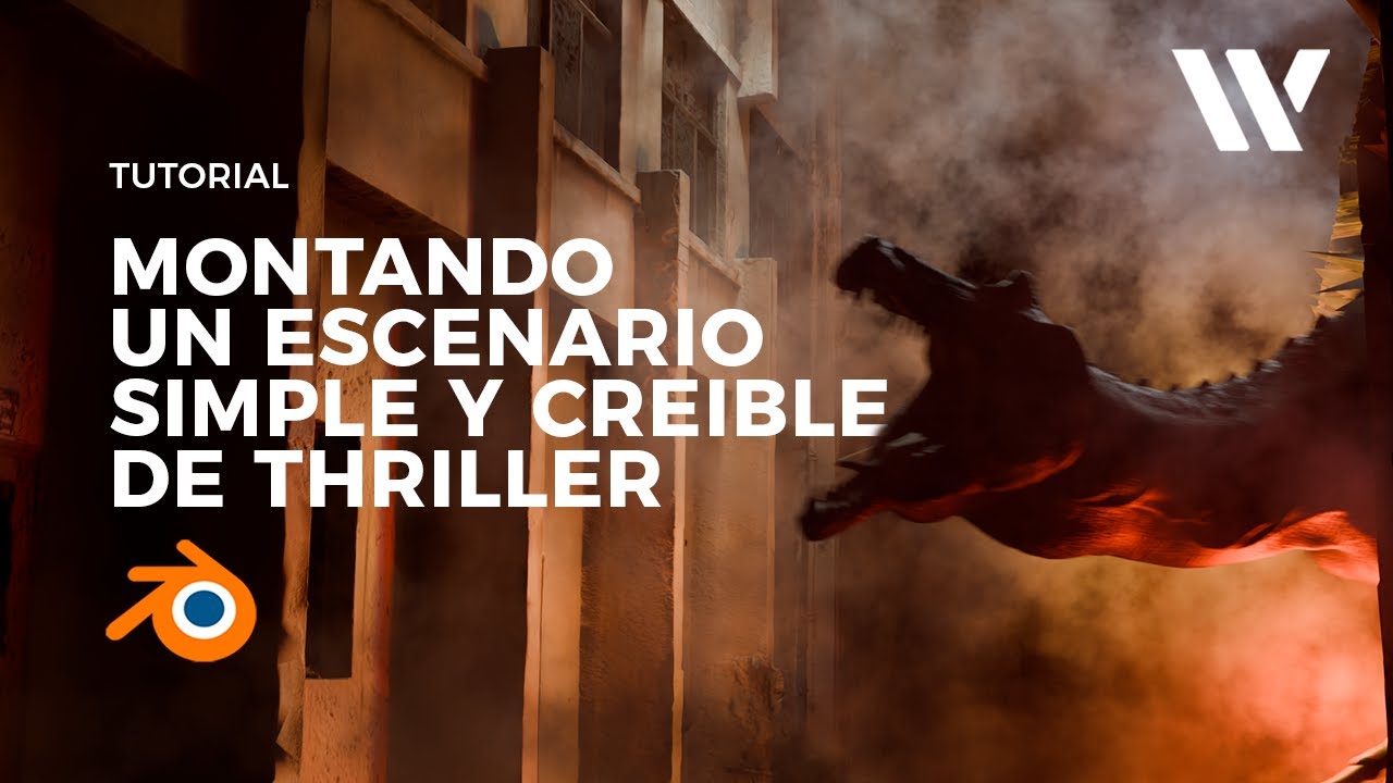 TUTORIAL - MONTANDO UN ESCENARIO SIMPLE Y CREIBLE DE THRILLER - ESPAÑOL - BLENDER 4.5