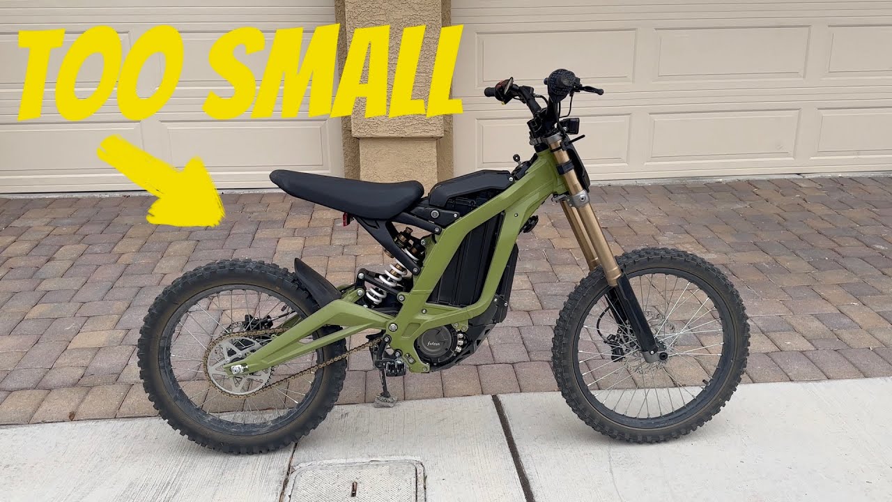 Электрические мотоциклы оптимального размера для мотокросса