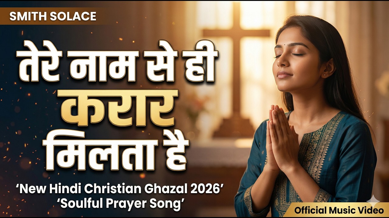 Tere Naam Se Hi Karar Milta Hai | New Hindi Christian Ghazal 2026 | Soulful Prayer Song