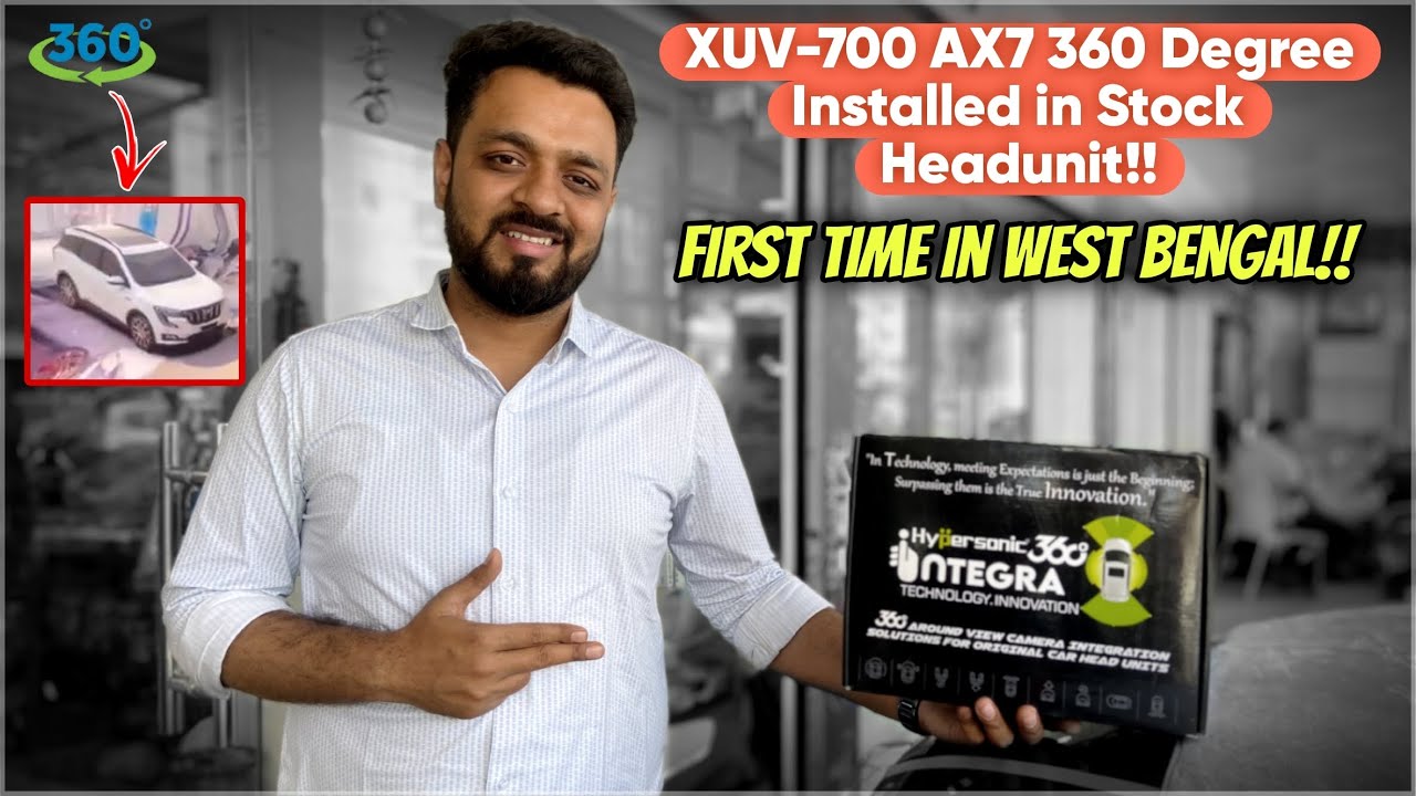 XUV 700 AX7 360 Degree Camera Installation In OEM Headunit | Hypersonic 360 For XUV 700 AX3/AX5/AX7