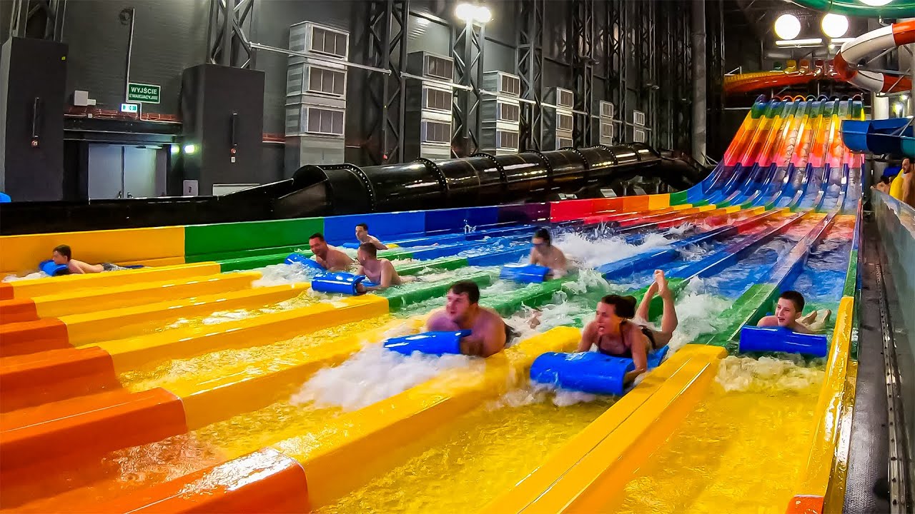 Perfect! Rainbow RACE Water Slide at Suntago