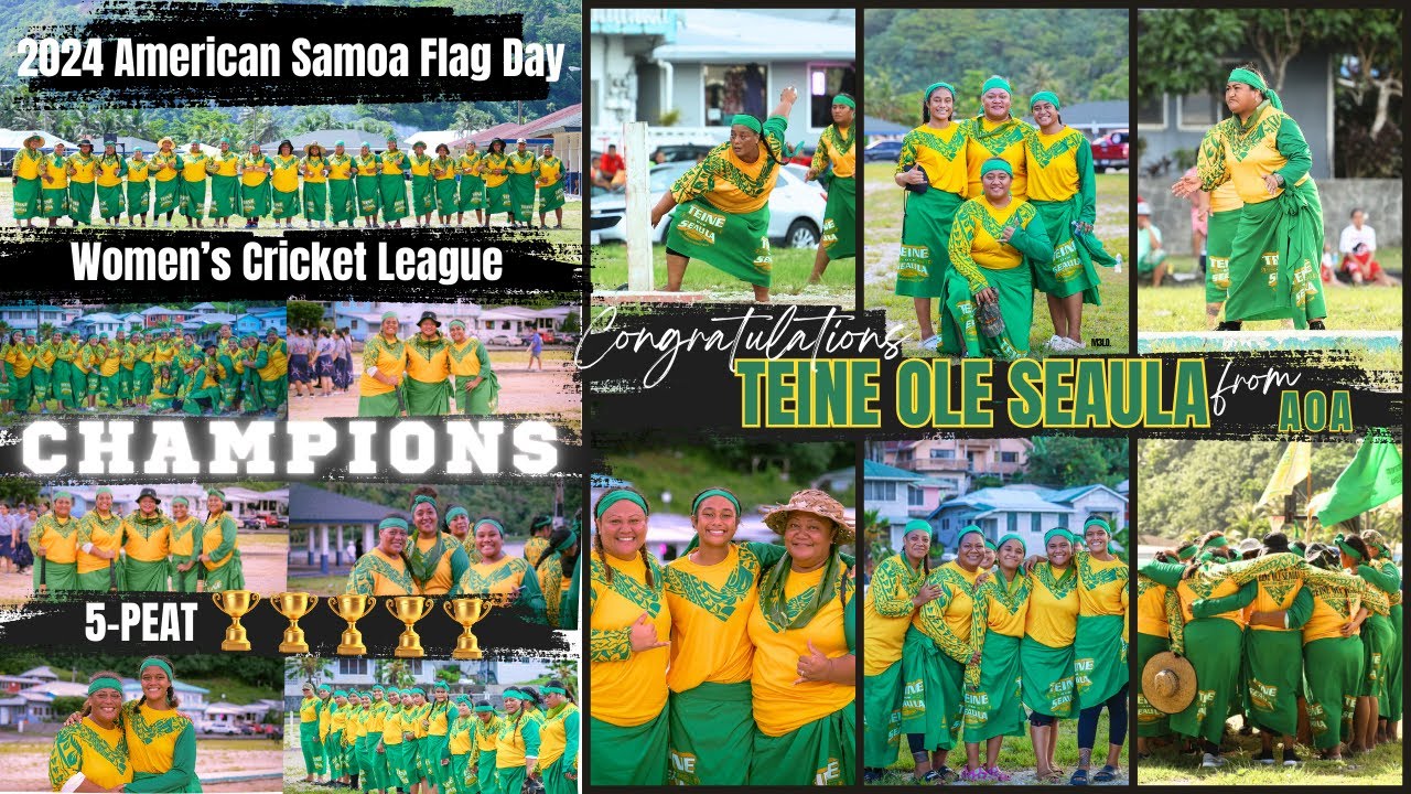 2024 AM. SAM FLAG DAY WOMEN'S CRICKET CHAMPIONSHIP [Teine ole Seaula x Pago Girls]